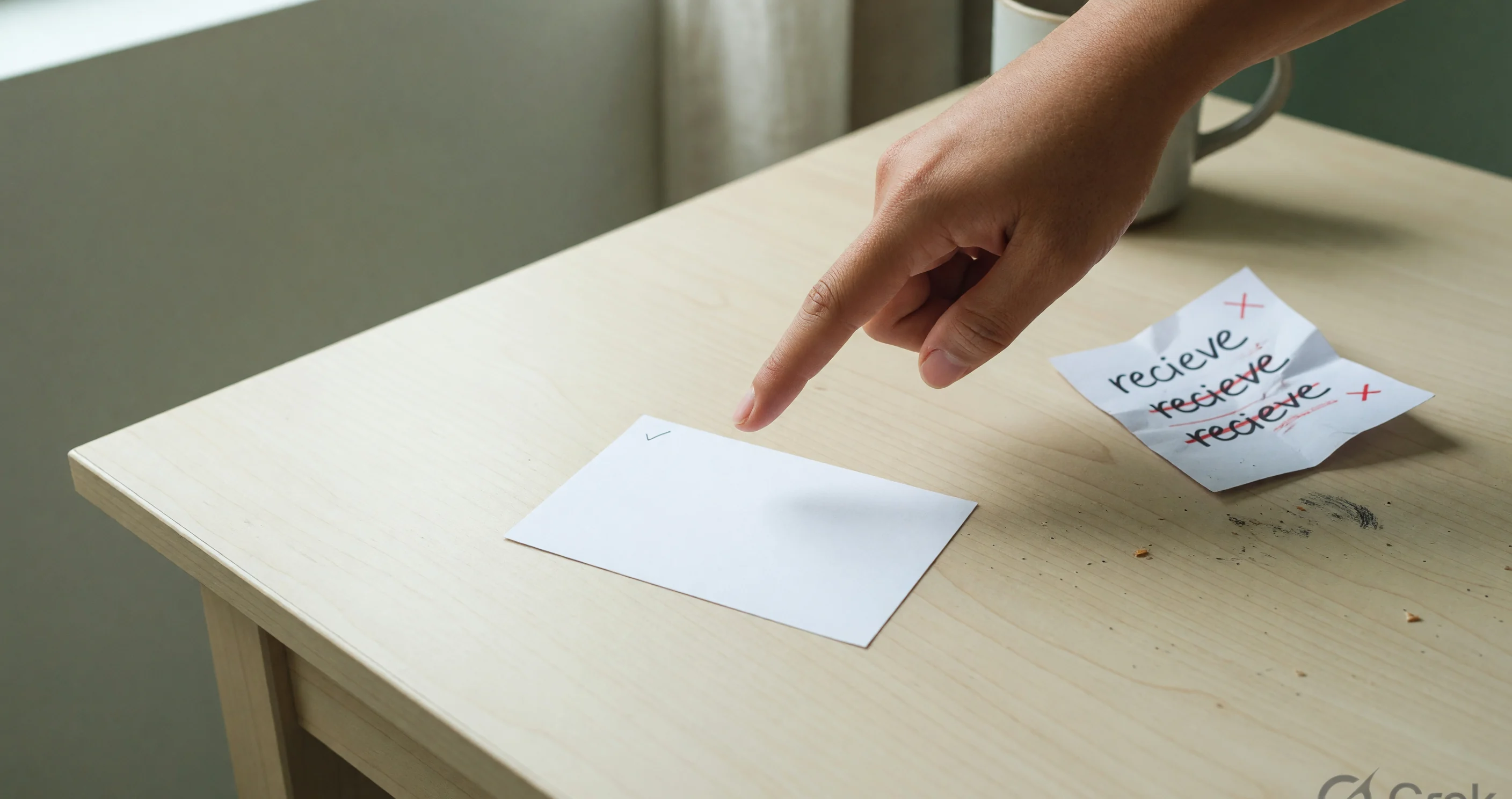 Hand pointing at one blank host card while an extra-word card sits aside Hand pointing at one blank host card while an extra-word card sits aside